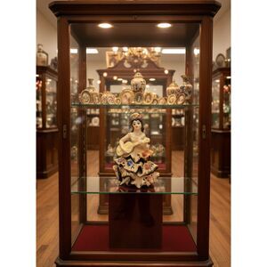 Vintage Japanese Ceramic Flamenco Dancer Figurine - Made in Japan 1950s-60s